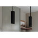 Luxe Cylinder LED 3.5 inch Matte Black Pendant Ceiling Light